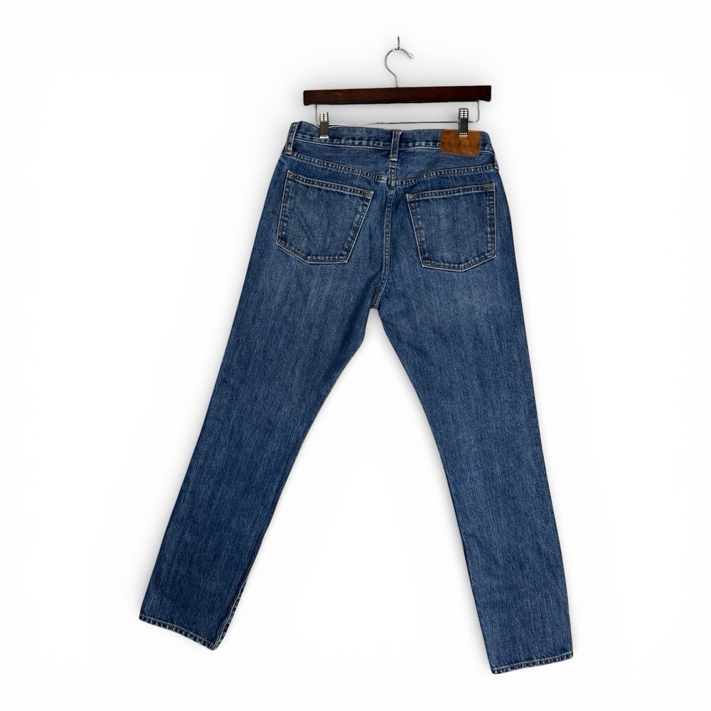 J Crew Jeans Men 31x32  Denim 770 Straight Fit Medium Wash - Picture 2 of 11